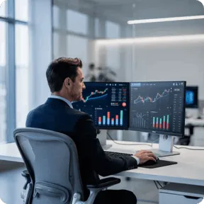 Tablero financiero y análisis de indicadores